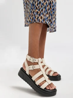 Platform Chunky Sandal with Contrasting Sole