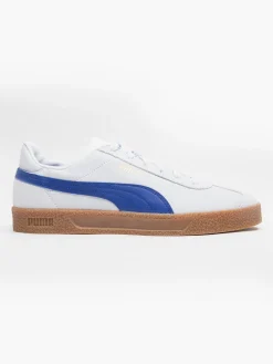 Puma Club White/Blue Trainers