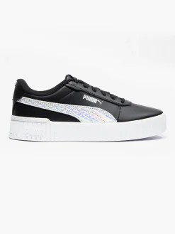 Puma Teens Black Carina 2.0 Mermaid Lace-up Trainer
