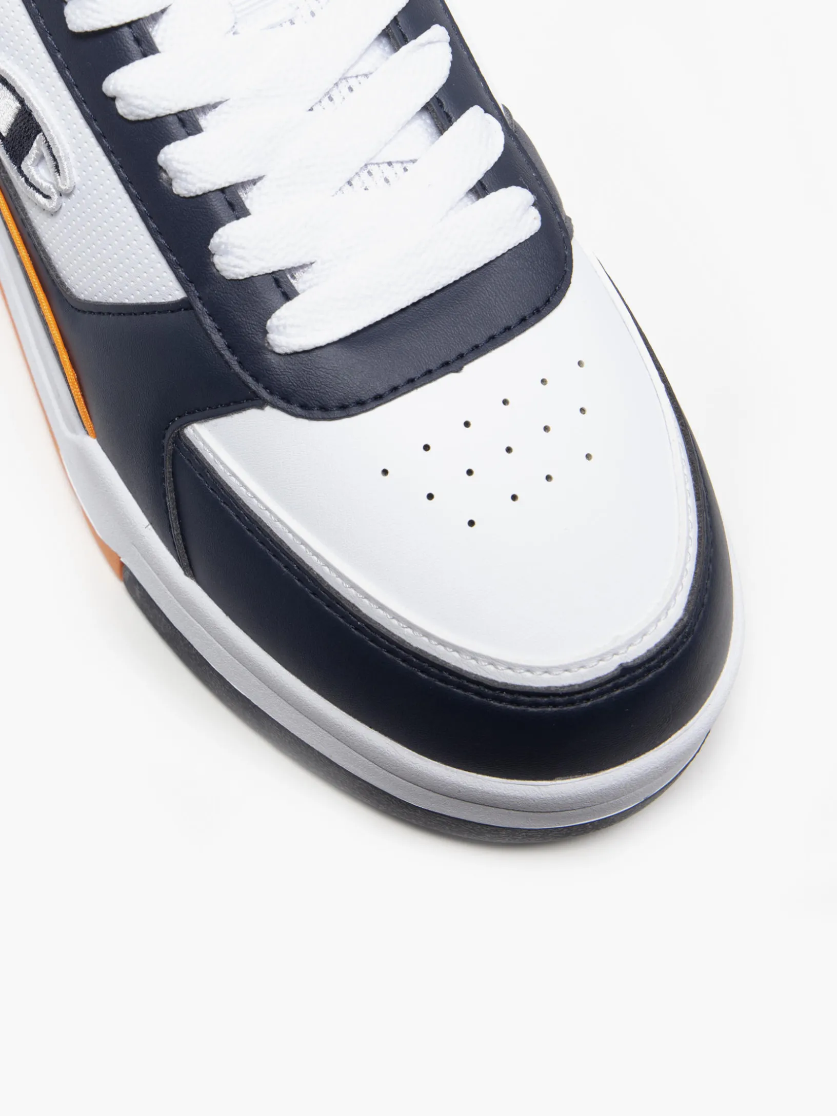 Rebound Heritage Low Black/White/Orange Trainers