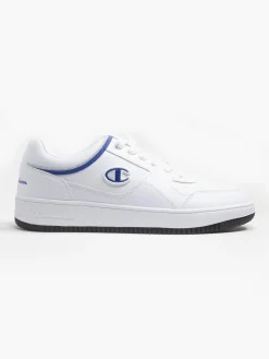 Rebound Low White/Blue Trainers
