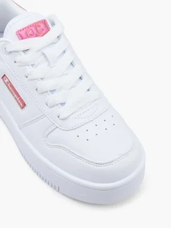 Rebound Platform Glitz White/Metallic Pink Trainers