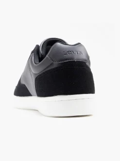 Reece Black Lace Up Casual Trainers