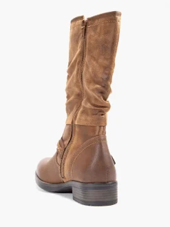 Reiker Brown 3/4 Length Casual Boot with Straps