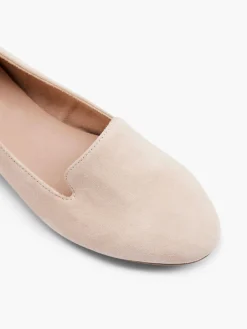 Sand Leather Flat Moccasin