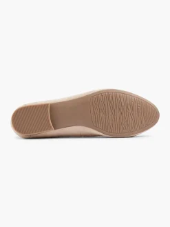 Sand Leather Flat Moccasin