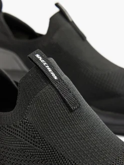 Skechers Black Slip-on Comfort Trainer