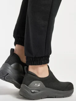 Skechers Black Slip-on Comfort Trainer