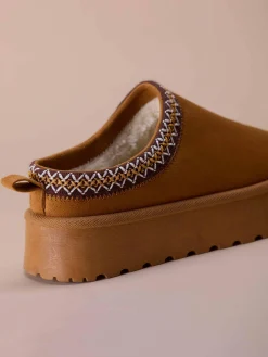 Slip On Shoe With Embroidery Detail