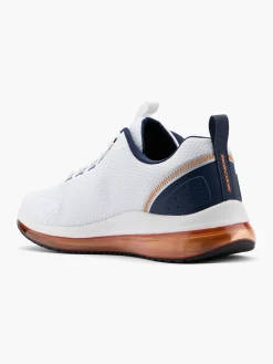 Solair Skechers White/Navy/Orange Memory Foam Trainers