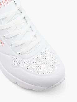 Solitaire Skechers Pink/White Trainers