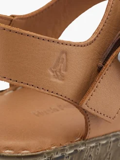 Tan Leather Buckle Sandals