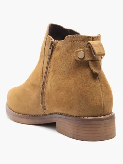 Tan Suede Ankle Boot
