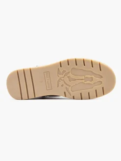 Taupe Suede Zip Detail Ankle Boot