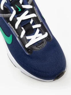 Teen Air Max Interlk Navy/Green Trainers