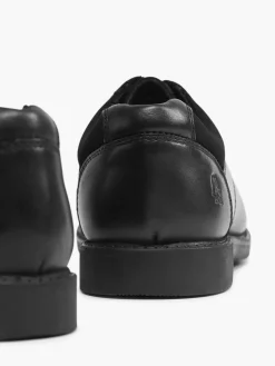 Teen Boy Hush Puppies Leather Lace-up School Shoes - Dual Fit