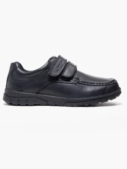 Teen Boy Hush Puppies Twin Strap School Shoe