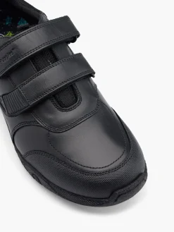 Teen Boy Twin Strap Hush Puppies School Shoe