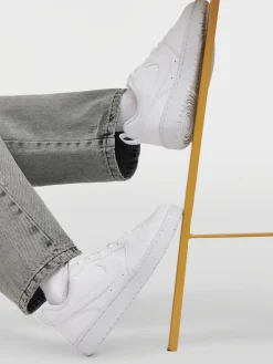 Teen Court Borough Low Recraft White Trainers