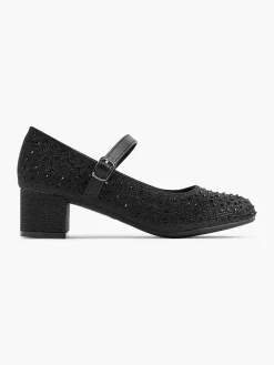 Teen Girl Gem Heeled Party Shoe