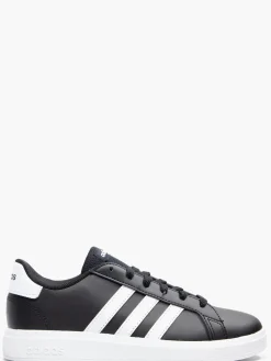 Teen Grand Court 2.0 K Lace-up Black/White Trainer