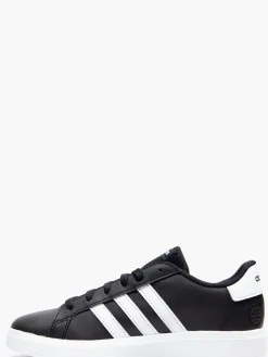 Teen Grand Court 2.0 K Lace-up Black/White Trainer