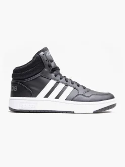 Teen Hoops Mid 3.0 K Black/White Trainers