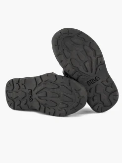 Toddler Boy Black Fila Double Strap Ankle Boots