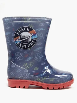 Toddler Boys Space Wellies