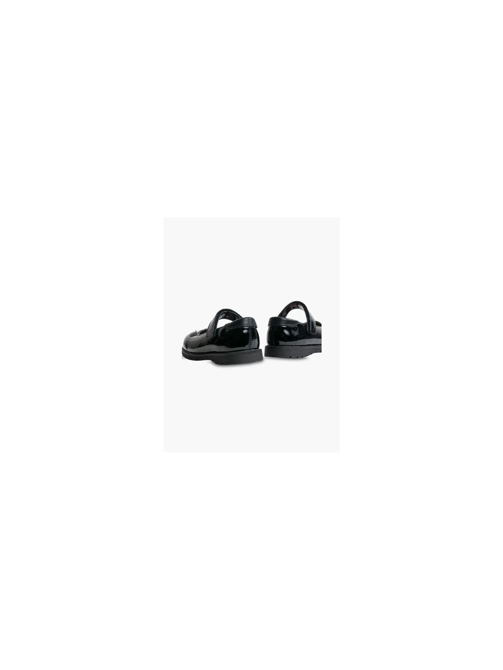 Toddler Girl Black Cute Cat Face School Shoes