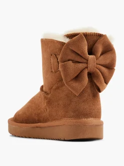Toddler Girl Boot With Bow Detail