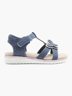 Toddler Girl Butterfly Denim Sandals