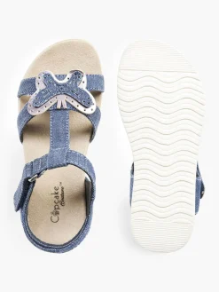 Toddler Girl Butterfly Denim Sandals
