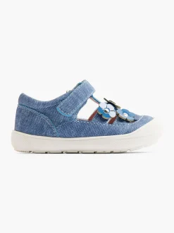 Toddler Girl Denim Cut Out Shoe