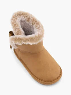 Toddler Girl Fur Lined Slip On Boot