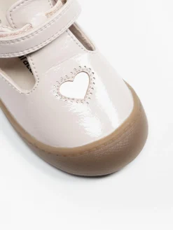 Toddler Girl Heart T-Bar Soft Sole Shoe