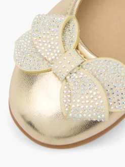 Toddler Girl Metallic Gold Ballerina