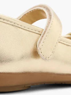 Toddler Girl Metallic Gold Ballerina