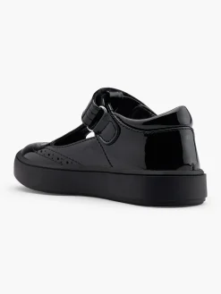 Toddler Girl Patent Brogue Detail School Shoe