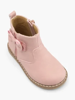 Toddler Girl Pink Bow Chelsea Boot
