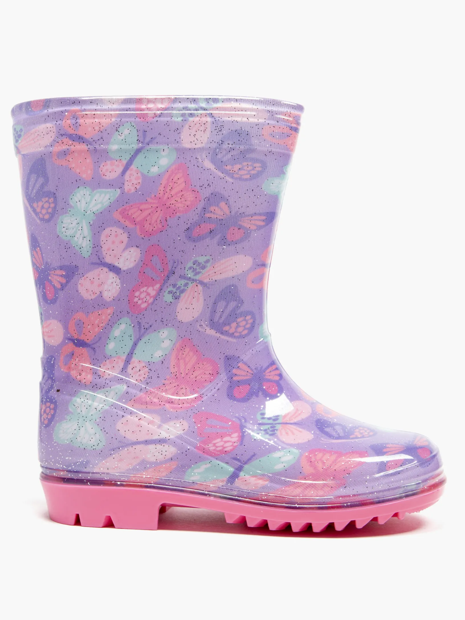 Toddler Girls Butterfly Wellies