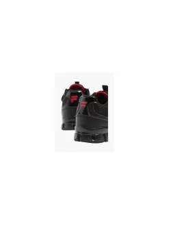 Toddler Girls Fila Black Touch Strap Trainers