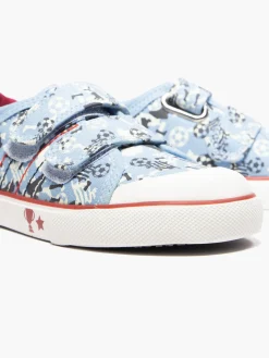 Toddler Twin Strap Canvas Trainer