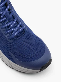 Victory Navy/Grey Lace Up Trainers