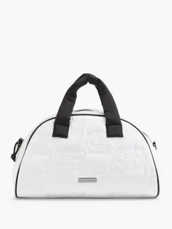 White and Black Contrast Skechers Bowling Bag