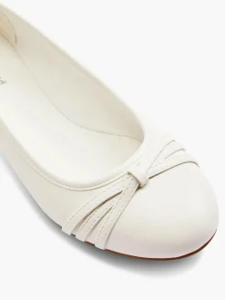 White Ballerina Pump