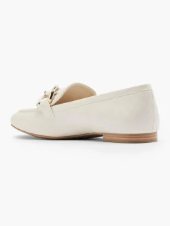 White Chain Detail Loafer