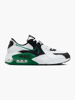 White/Black/Green Air Max Excee Trainers