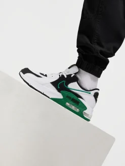 White/Black/Green Air Max Excee Trainers