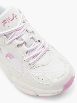 White/Pink Runner Trainers